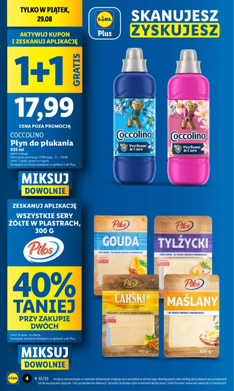 Lidl - gazetka promocyjna Oferta od czwartku od czwartku 28.08 do niedzieli 31.08 - strona 4