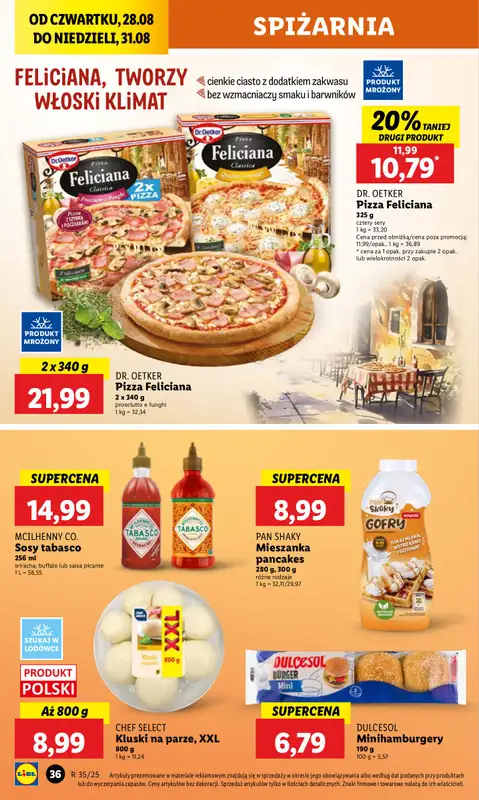 Lidl - gazetka promocyjna Oferta od czwartku od czwartku 28.08 do niedzieli 31.08 - strona 40