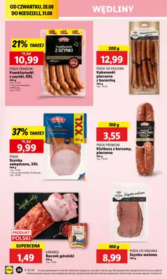 Lidl - gazetka promocyjna Oferta od czwartku od czwartku 28.08 do niedzieli 31.08 - strona 28