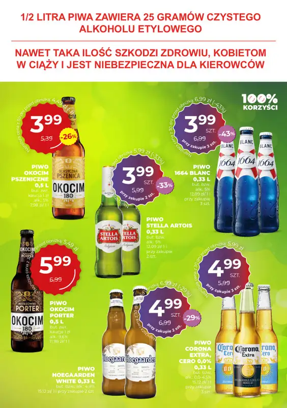 Duży Ben - gazetka promocyjna Gazetka piwna od środy 27.08 do wtorku 09.09 - strona 9