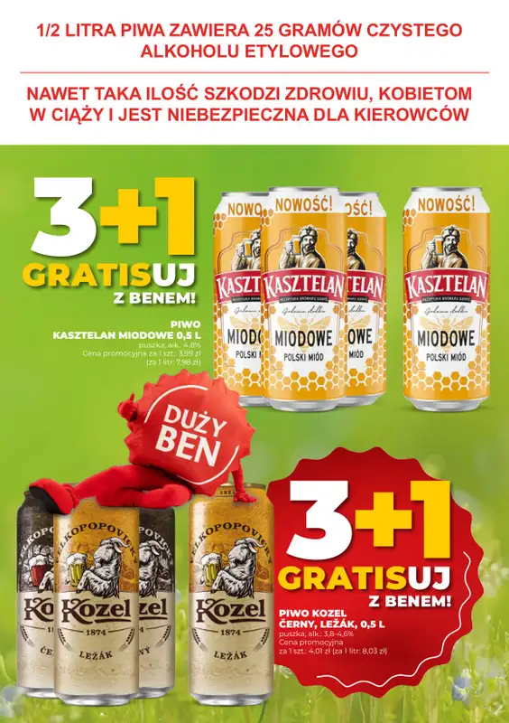 Duży Ben - gazetka promocyjna Gazetka piwna od środy 27.08 do wtorku 09.09 - strona 6