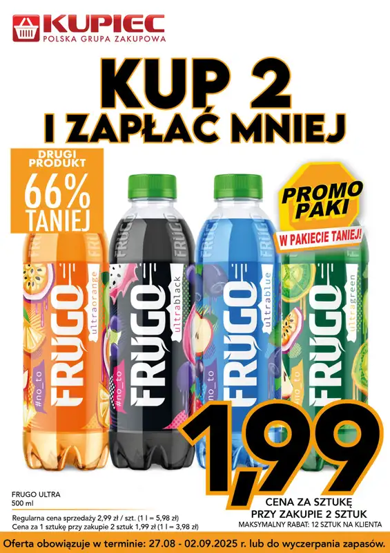 Kupiec - gazetka promocyjna Promopaki od środy 27.08 do wtorku 02.09 - strona 6
