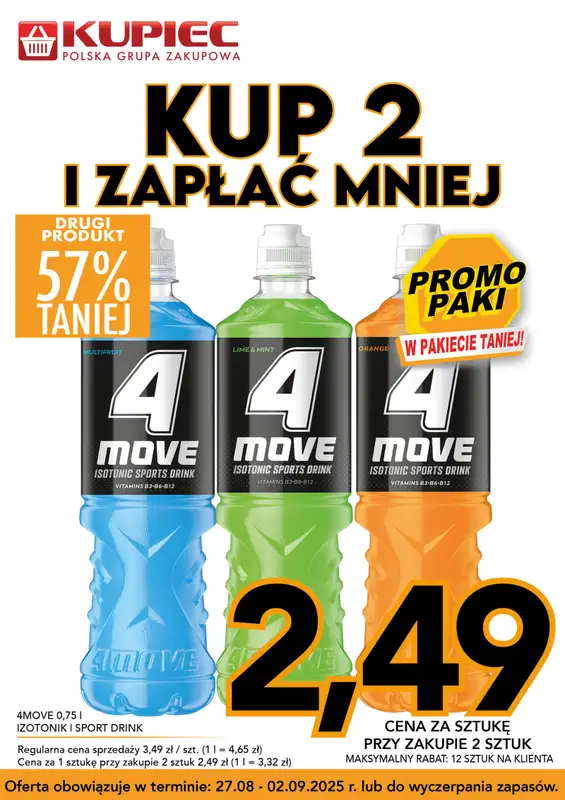 Kupiec - gazetka promocyjna Promopaki od środy 27.08 do wtorku 02.09 - strona 10