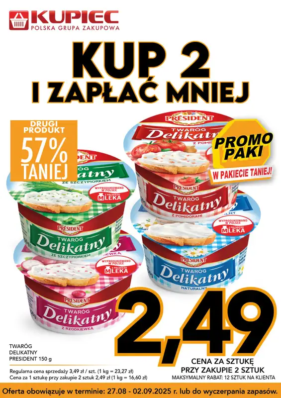 Kupiec - gazetka promocyjna Promopaki od środy 27.08 do wtorku 02.09 - strona 13