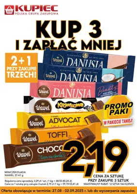 Kupiec - gazetka promocyjna Promopaki od środy 27.08 do wtorku 02.09 - strona 16