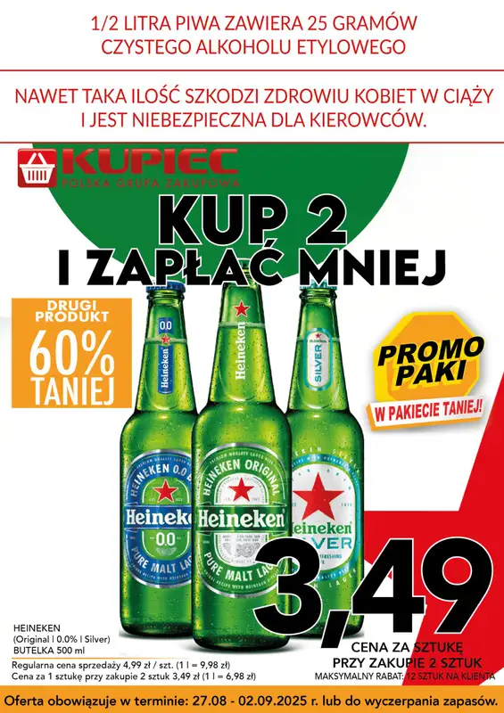 Kupiec - gazetka promocyjna Promopaki od środy 27.08 do wtorku 02.09 - strona 4