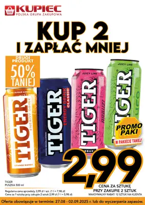 Kupiec - gazetka promocyjna Promopaki od środy 27.08 do wtorku 02.09 - strona 14