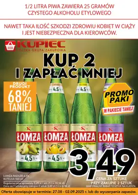 Kupiec - gazetka promocyjna Promopaki od środy 27.08 do wtorku 02.09 - strona 7