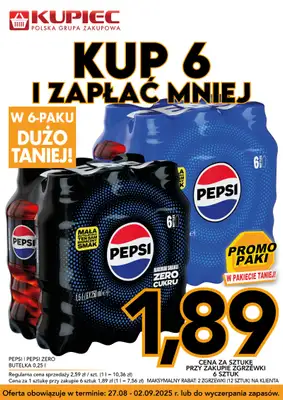 Kupiec - gazetka promocyjna Promopaki od środy 27.08 do wtorku 02.09 - strona 12