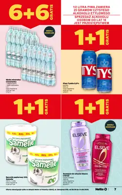 Netto - gazetka promocyjna Polanica Zdrój, ul. Zdrojowa 91D - otwarcie już w CZWARTEK 28.08 od czwartku 28.08 do niedzieli 31.08 - strona 7