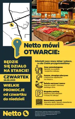 Netto - gazetka promocyjna Polanica Zdrój, ul. Zdrojowa 91D - otwarcie już w CZWARTEK 28.08 od czwartku 28.08 do niedzieli 31.08 - strona 12