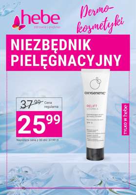 Hebe - gazetka promocyjna Niezbędnik pielęgnacyjny - DERMOKOSMETYKI od środy 27.08 do niedzieli 07.09