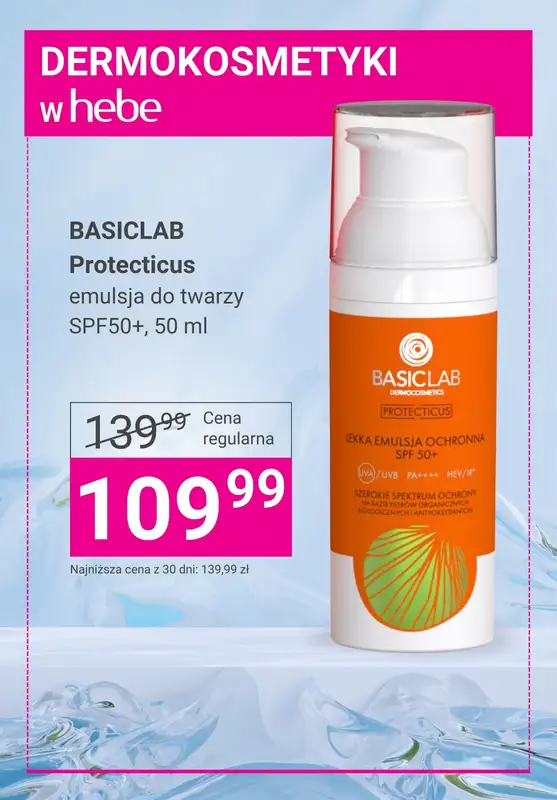 Hebe - gazetka promocyjna Niezbędnik pielęgnacyjny - DERMOKOSMETYKI od środy 27.08 do niedzieli 07.09 - strona 7