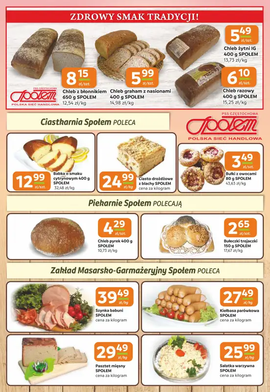 Społem Częstochowa - gazetka promocyjna Gazetka od czwartku 04.09 do wtorku 16.09 - strona 2