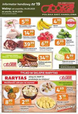 Społem Częstochowa - gazetka promocyjna Gazetka od czwartku 04.09 do wtorku 16.09