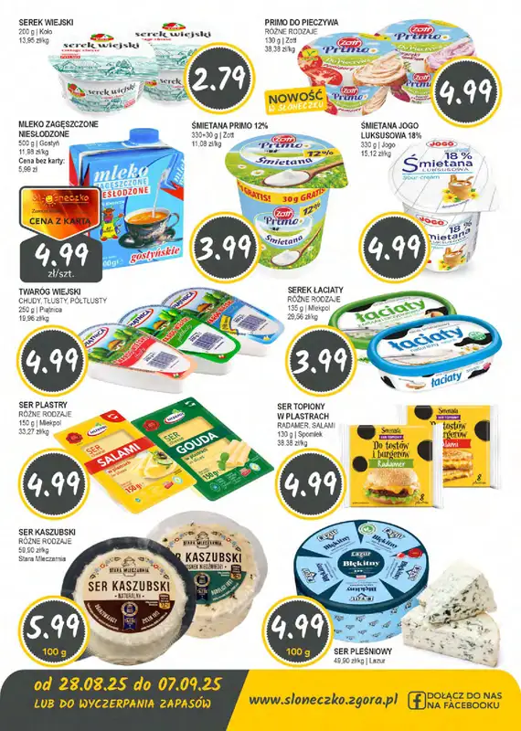 Słoneczko - gazetka promocyjna Gazetka od czwartku 28.08 do niedzieli 07.09 - strona 3