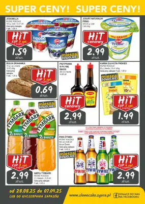 Słoneczko - gazetka promocyjna Gazetka od czwartku 28.08 do niedzieli 07.09 - strona 7 Słoneczko - gazetka promocyjna Gazetka od czwartku 28.08 do niedzieli 07.09 - strona 7