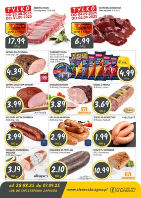 Słoneczko - gazetka promocyjna Gazetka od czwartku 28.08 do niedzieli 07.09 - strona 2 Słoneczko - gazetka promocyjna Gazetka od czwartku 28.08 do niedzieli 07.09 - strona 2