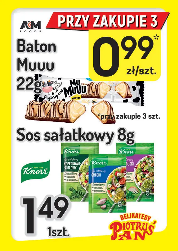 Delikatesy Piotruś Pan - gazetka promocyjna Plakaty promocyjne od środy 27.08 do środy 03.09