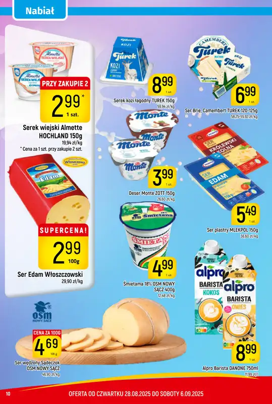 Delikatesy Piotruś Pan - gazetka promocyjna Gazetka od czwartku 28.08 do soboty 06.09 - strona 10