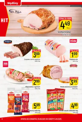 Delikatesy Piotruś Pan - gazetka promocyjna Gazetka od czwartku 28.08 do soboty 06.09 - strona 6