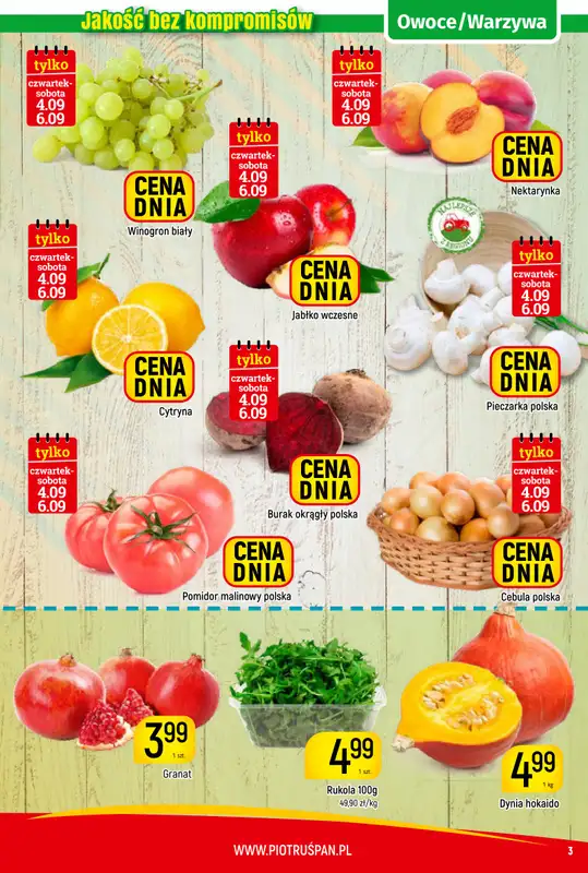 Delikatesy Piotruś Pan - gazetka promocyjna Gazetka od czwartku 28.08 do soboty 06.09 - strona 3