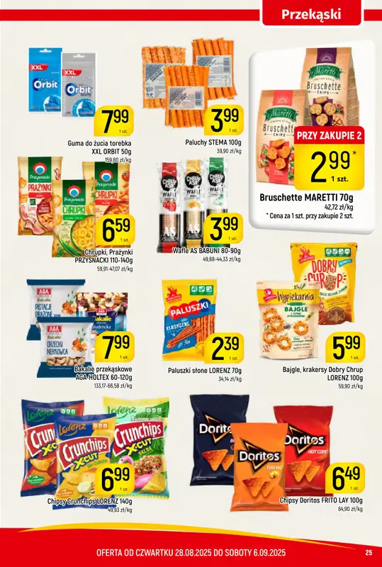 Delikatesy Piotruś Pan - gazetka promocyjna Gazetka od czwartku 28.08 do soboty 06.09 - strona 25