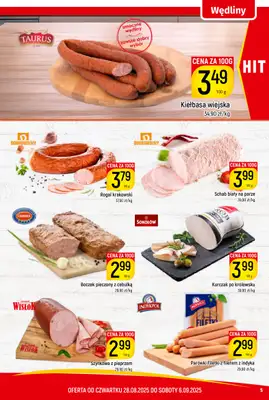 Delikatesy Piotruś Pan - gazetka promocyjna Gazetka od czwartku 28.08 do soboty 06.09 - strona 5