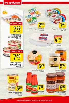 Delikatesy Piotruś Pan - gazetka promocyjna Gazetka od czwartku 28.08 do soboty 06.09 - strona 12