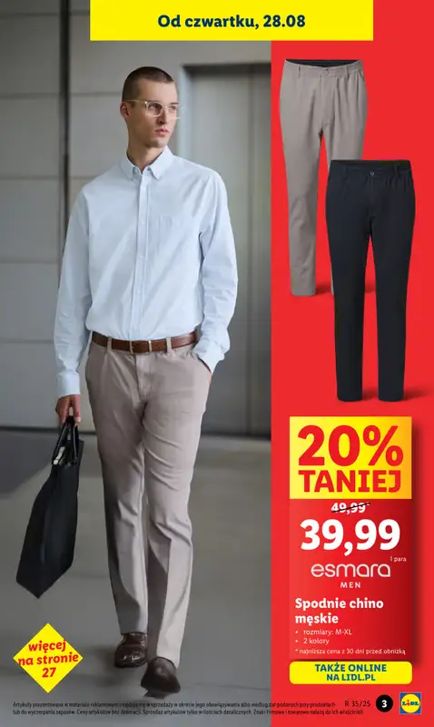 Lidl - gazetka promocyjna Katalog od poniedziałku 25.08 do niedzieli 31.08 - strona 3