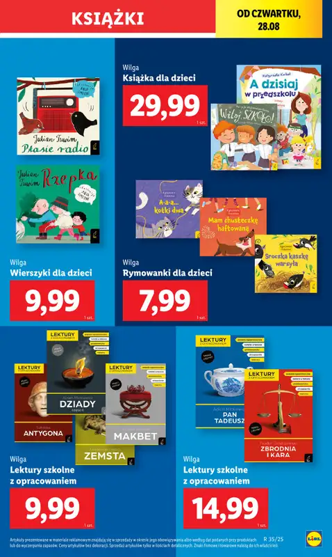 Lidl - gazetka promocyjna Katalog od poniedziałku 25.08 do niedzieli 31.08 - strona 29