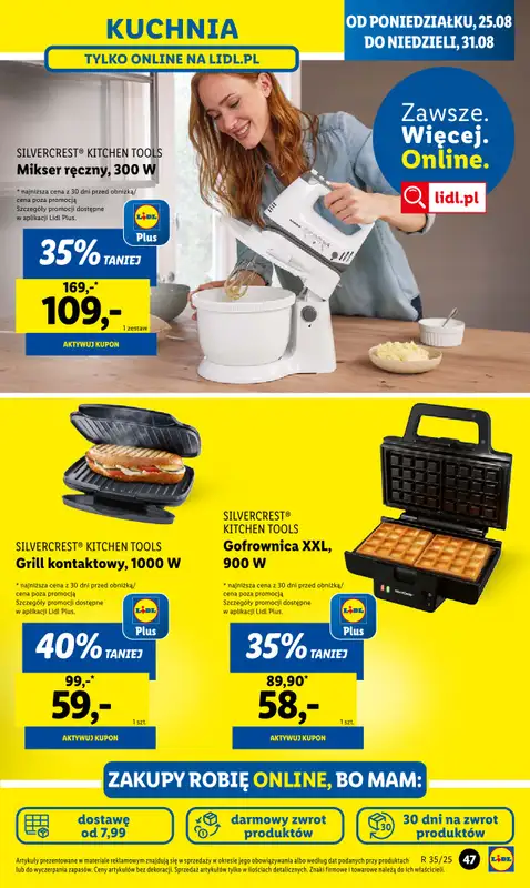 Lidl - gazetka promocyjna Katalog od poniedziałku 25.08 do niedzieli 31.08 - strona 55