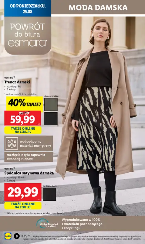 Lidl - gazetka promocyjna Katalog od poniedziałku 25.08 do niedzieli 31.08 - strona 8