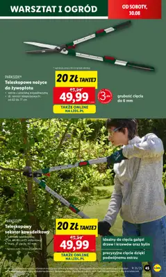 Lidl - gazetka promocyjna Katalog od poniedziałku 25.08 do niedzieli 31.08 - strona 51