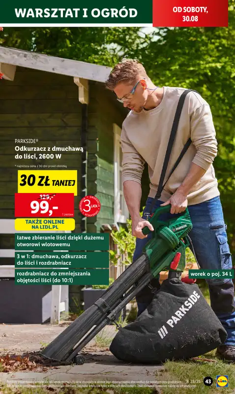 Lidl - gazetka promocyjna Katalog od poniedziałku 25.08 do niedzieli 31.08 - strona 49