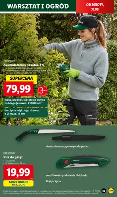 Lidl - gazetka promocyjna Katalog od poniedziałku 25.08 do niedzieli 31.08 - strona 43
