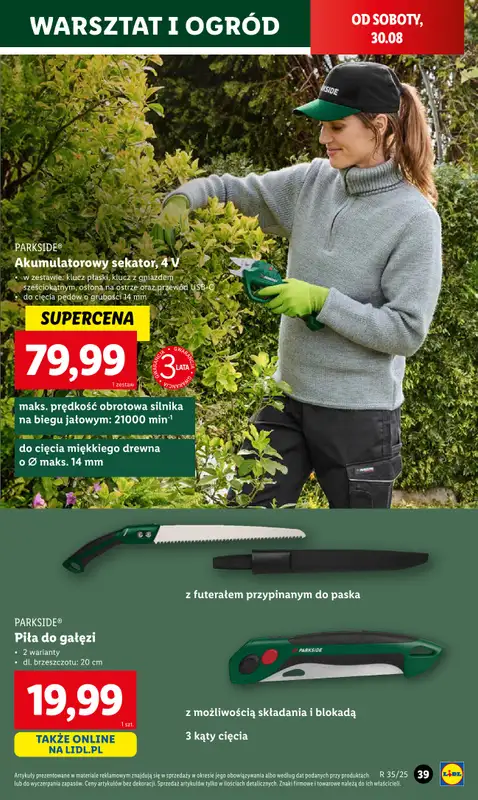Lidl - gazetka promocyjna Katalog od poniedziałku 25.08 do niedzieli 31.08 - strona 43
