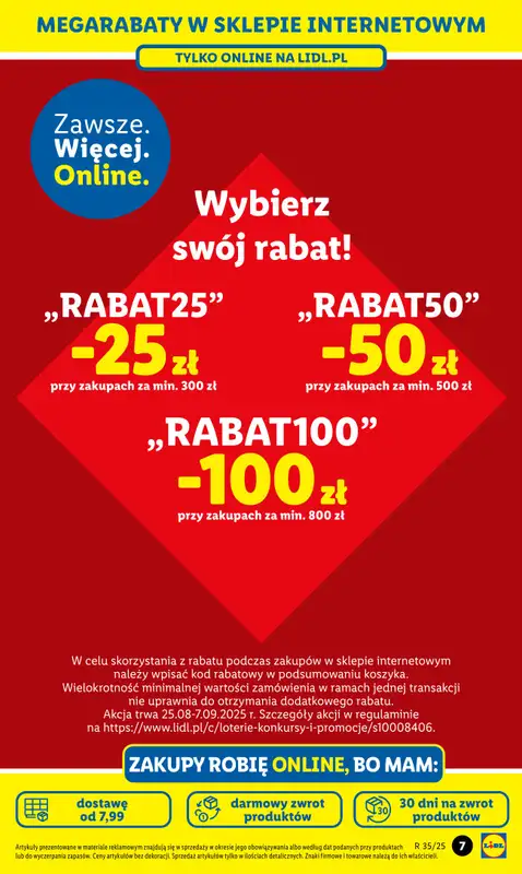 Lidl - gazetka promocyjna Katalog od poniedziałku 25.08 do niedzieli 31.08 - strona 7
