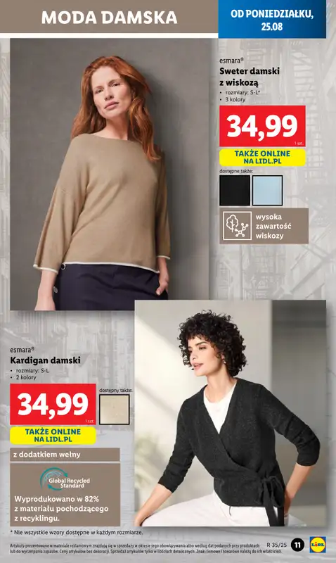 Lidl - gazetka promocyjna Katalog od poniedziałku 25.08 do niedzieli 31.08 - strona 11