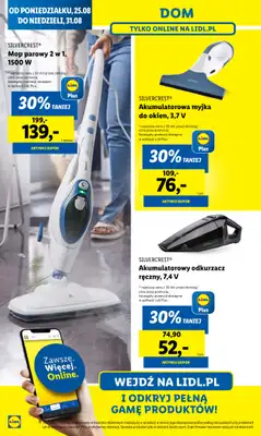 Lidl - gazetka promocyjna Katalog od poniedziałku 25.08 do niedzieli 31.08 - strona 54