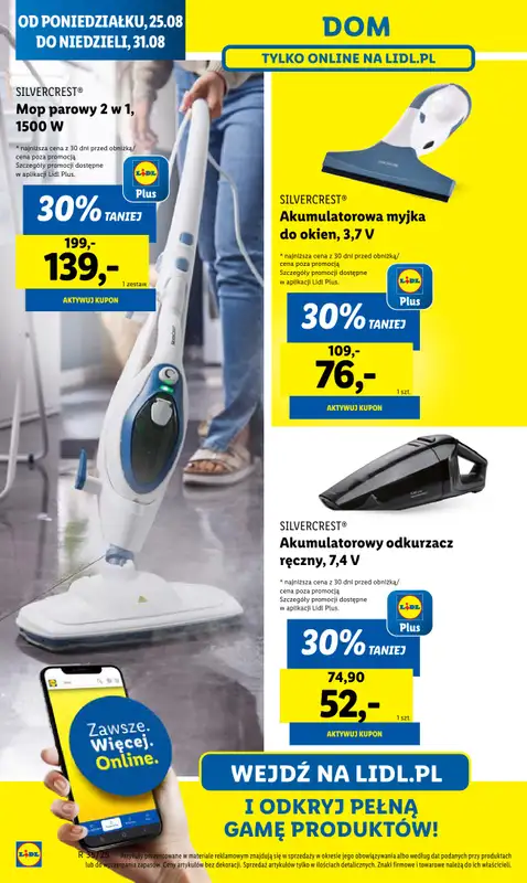 Lidl - gazetka promocyjna Katalog od poniedziałku 25.08 do niedzieli 31.08 - strona 54