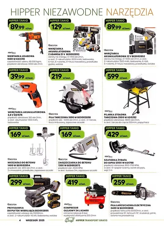 HIPPER.pl - gazetka promocyjna Gazetka od czwartku 28.08 do niedzieli 14.09 - strona 4