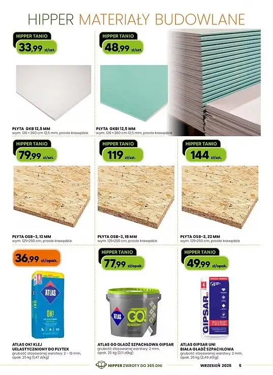HIPPER.pl - gazetka promocyjna Gazetka od czwartku 28.08 do niedzieli 14.09 - strona 5