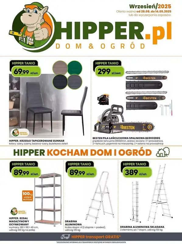 HIPPER.pl - gazetka promocyjna Gazetka od czwartku 28.08 do niedzieli 14.09