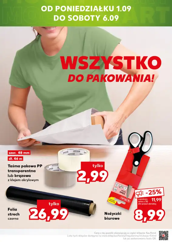 Kaufland - gazetka promocyjna Mocny Start od poniedziałku 01.09 do środy 03.09 - strona 20