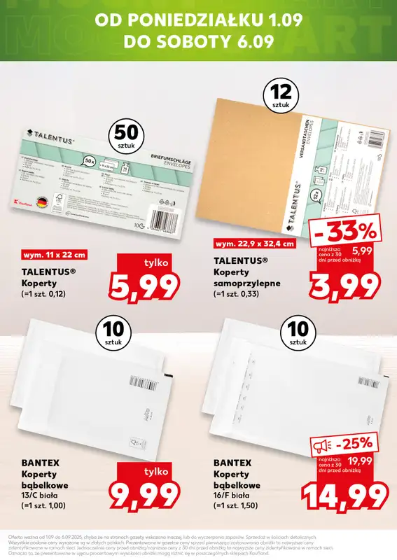 Kaufland - gazetka promocyjna Mocny Start od poniedziałku 01.09 do środy 03.09 - strona 21