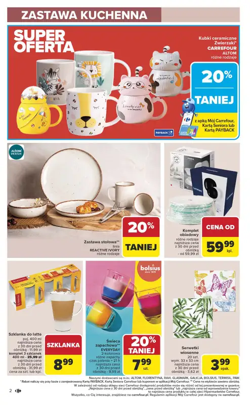 Carrefour - gazetka promocyjna Gazetka Łap super okazje od czwartku od czwartku 28.08 do środy 10.09 - strona 2