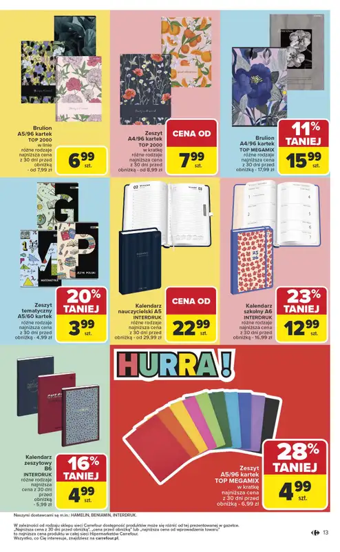 Carrefour - gazetka promocyjna Gazetka Łap super okazje od czwartku od czwartku 28.08 do środy 10.09 - strona 13