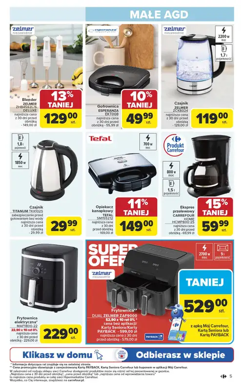 Carrefour - gazetka promocyjna Gazetka Łap super okazje od czwartku od czwartku 28.08 do środy 10.09 - strona 5