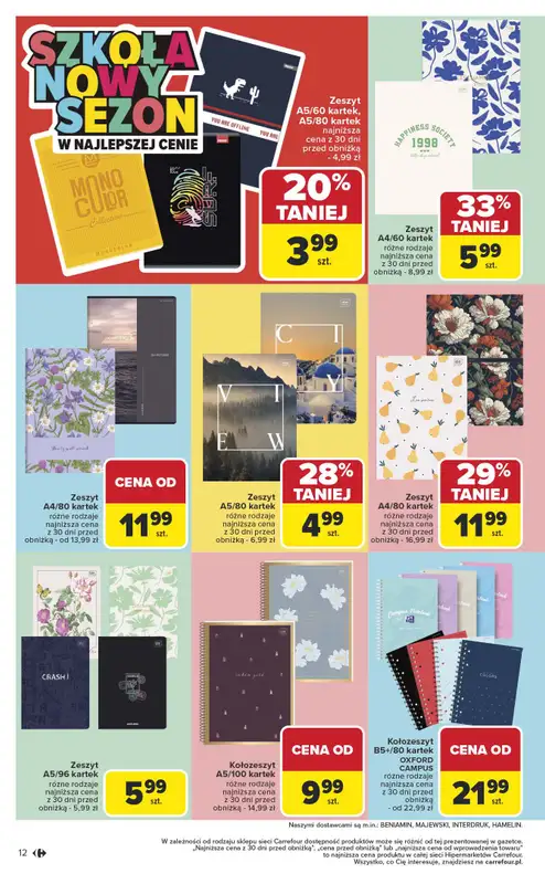 Carrefour - gazetka promocyjna Gazetka Łap super okazje od czwartku od czwartku 28.08 do środy 10.09 - strona 12